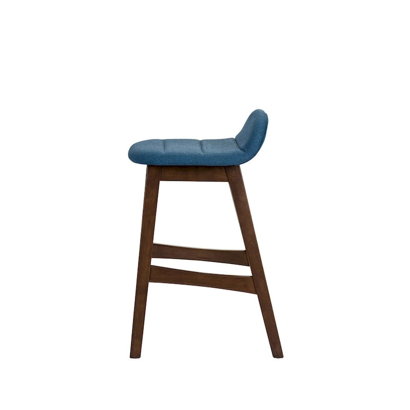 Space Savers Satin Walnut 24 Inch Counter Chair (Set of 2)