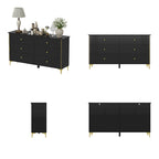 6 Drawer Dresser Modern White Dresser Chest Wood Storage Chest