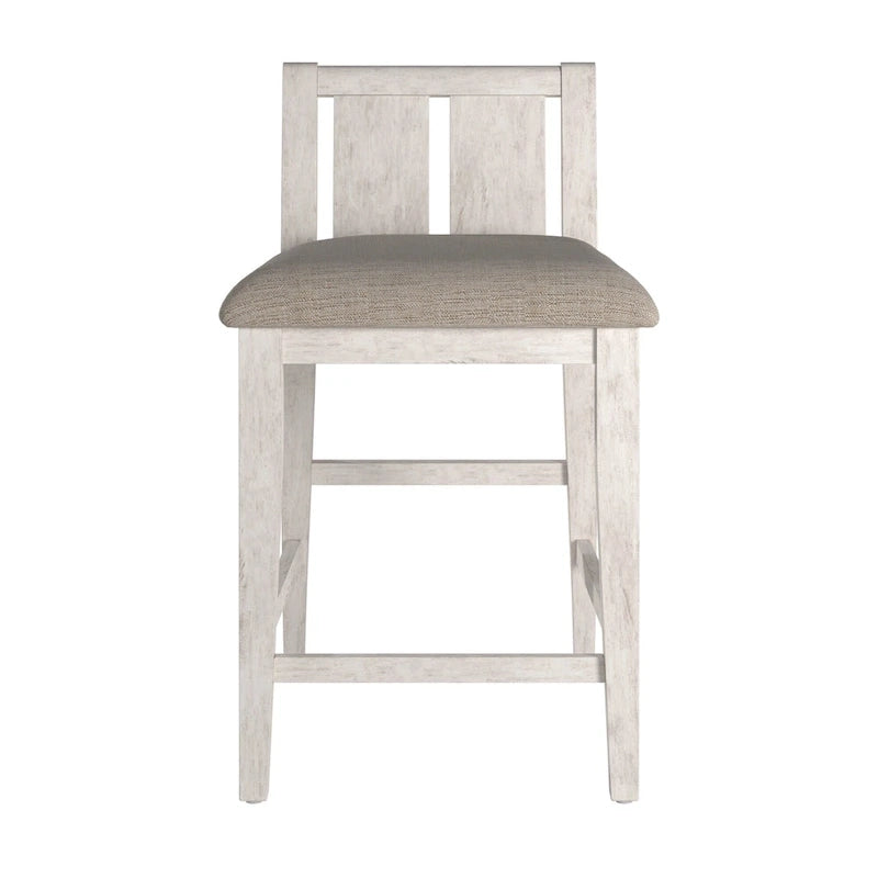 Beck Two-Tone Fabric Counter Height Chair (Set of 2) by iNSPIRE Q Classic