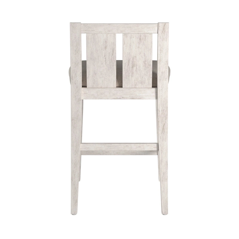 Beck Two-Tone Fabric Counter Height Chair (Set of 2) by iNSPIRE Q Classic