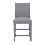 Robyn Grey Upholstered 25-Inch Counter Stool (Set of 2)