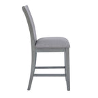 Robyn Grey Upholstered 25-Inch Counter Stool (Set of 2)