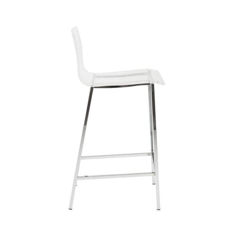 Tabouret fantôme en acrylique Sasha, design Lucite (lot de deux)