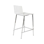 Tabouret fantôme en acrylique Sasha, design Lucite (lot de deux)