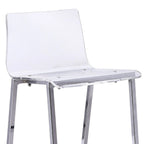 Tabouret fantôme en acrylique Sasha, design Lucite (lot de deux)