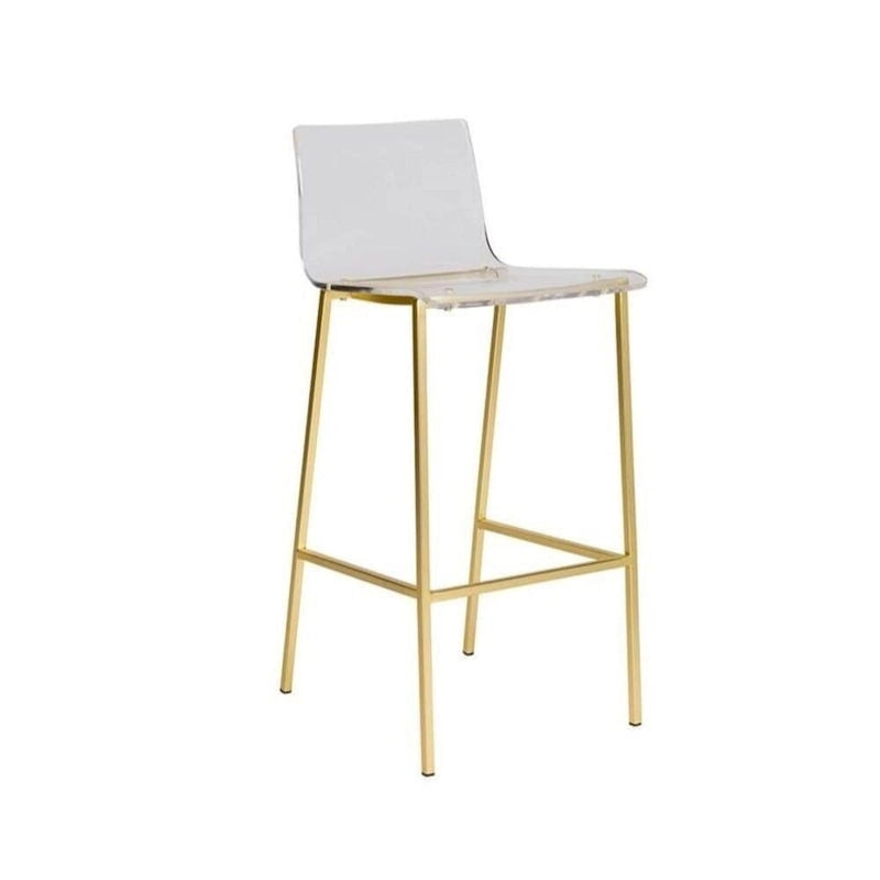 Tabouret fantôme en acrylique Sasha, design Lucite (lot de deux)