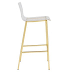 Tabouret fantôme en acrylique Sasha, design Lucite (lot de deux)