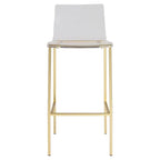 Tabouret fantôme en acrylique Sasha, design Lucite (lot de deux)