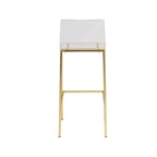 Tabouret fantôme en acrylique Sasha, design Lucite (lot de deux)