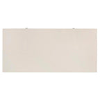 Thea White Finish Beige Linen Drawer Face Dresser by iNSPIRE Q Classic