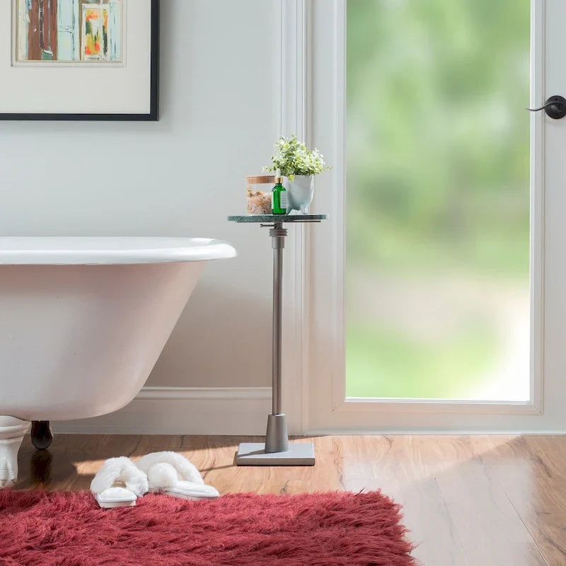 Table d'appoint Blythe avec plateau en marbre