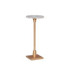 Table d'appoint Blythe avec plateau en marbre