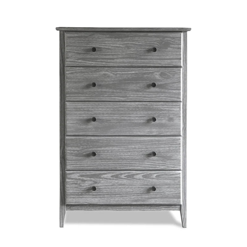 Grain Wood Furniture Greenport Coastal Solid Wood 5-drawer Chest