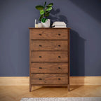 Grain Wood Furniture Greenport Coastal Solid Wood 5-drawer Chest