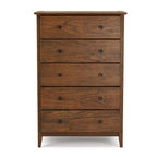 Grain Wood Furniture Greenport Coastal Solid Wood 5-drawer Chest