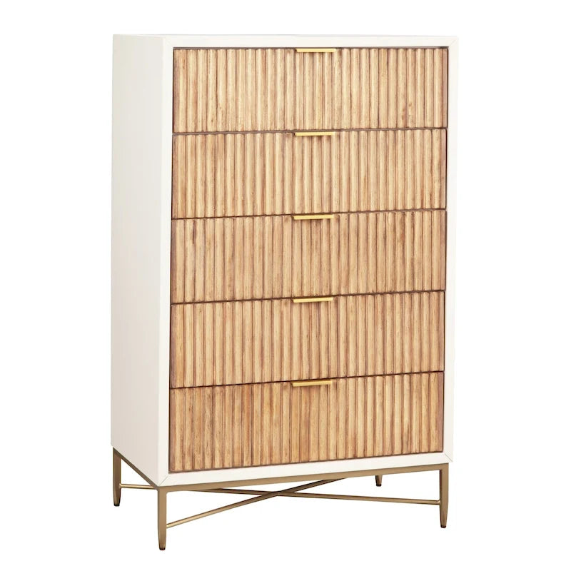 Origins by Alpine 5 Drawer Larsen Chest