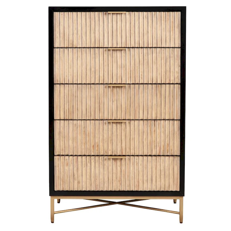 Origins by Alpine 5 Drawer Larsen Chest