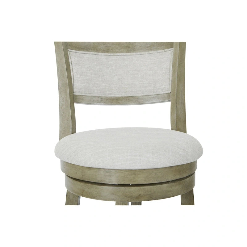 Tabouret pivotant McNiven de 30 pouces The Gray Barn avec dossier plein