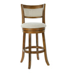 Tabouret pivotant McNiven de 30 pouces The Gray Barn avec dossier plein