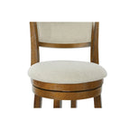 Tabouret pivotant McNiven de 30 pouces The Gray Barn avec dossier plein