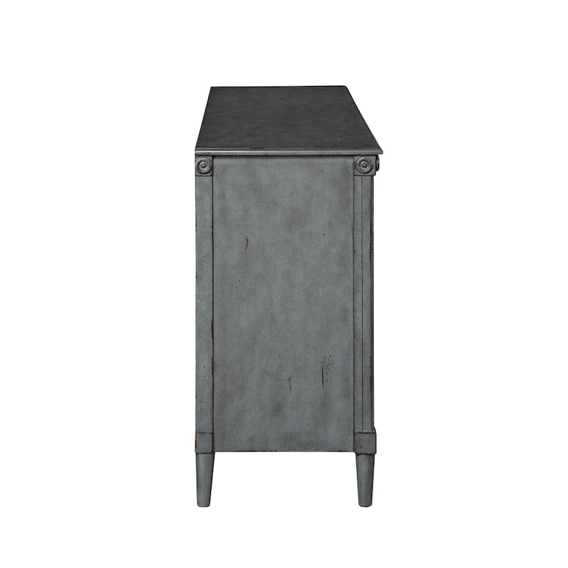 Commode double à 6 tiroirs Joneigh Traditional de 60 pouces de large par Furniture of America