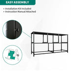 5-drawers Storage Horizontal Bedroom Dresser, Child Dresser with Wood Tabletop