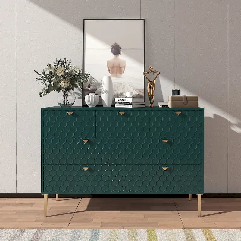 Morden Wood Furniture 7 Drawer Dresser Chest