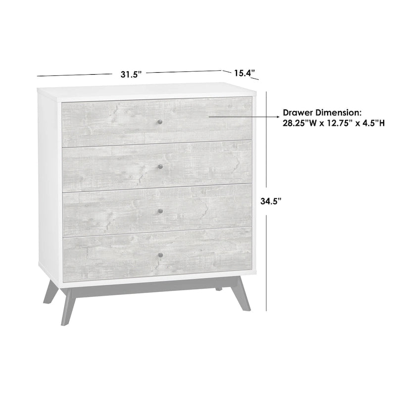 Simple Living Crislana 4-drawer Chest