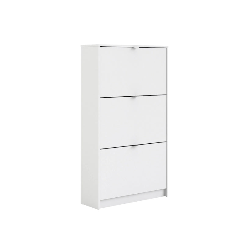 Porch & Den Cambria Scandinavian 3-Drawer Shoe Storage Cabinet