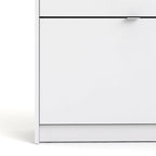 Porch & Den Cambria Scandinavian 3-Drawer Shoe Storage Cabinet