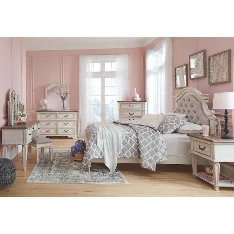 Signature Design by Ashley Nettle Bank Chipped White Chest