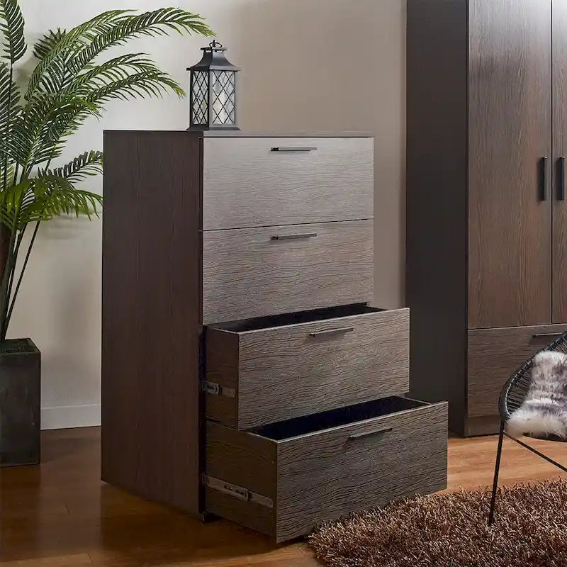 Oliver Farmhouse Four-Drawer Jumbo Chest