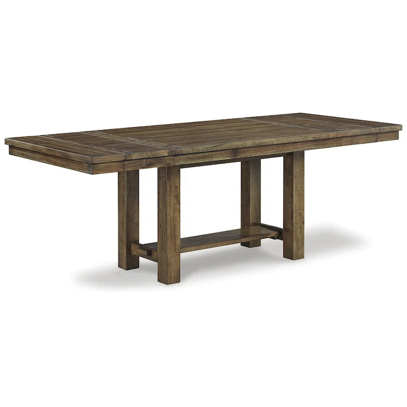 Signature Design by Ashley Moriville Grayish Brown 7-Piece Dining Package