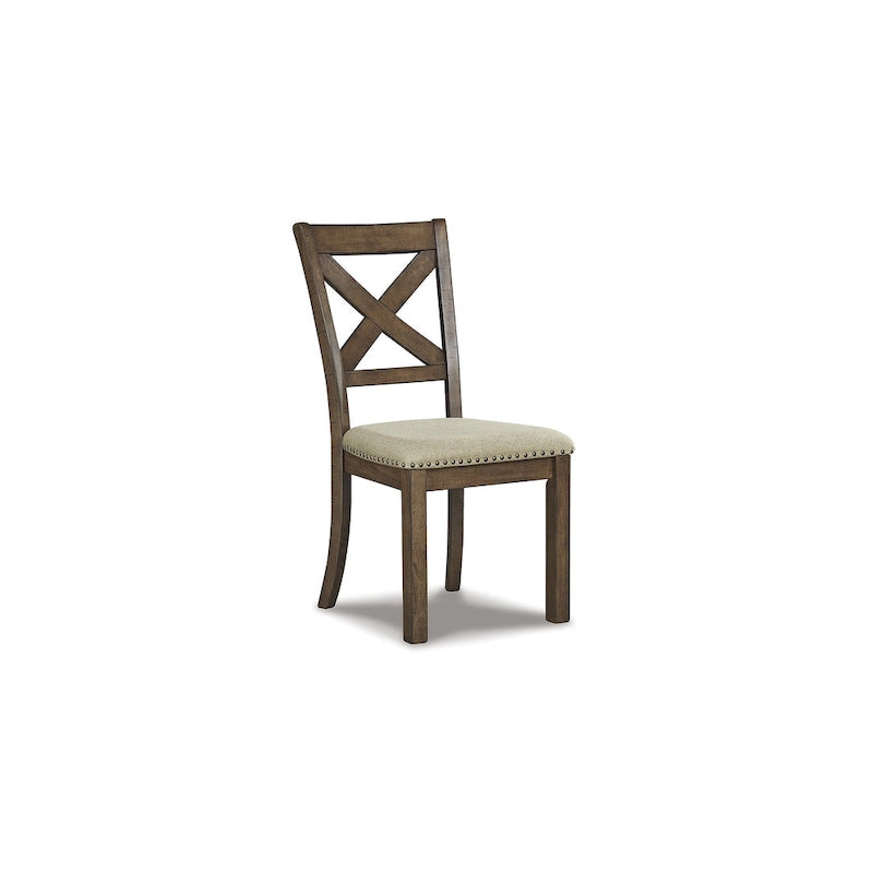 Signature Design by Ashley Moriville Grayish Brown 7-Piece Dining Package
