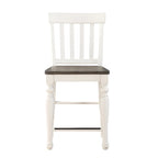 Chaises de comptoir bicolores Jillian Farmhouse de Steve Silver (Lot de 2)