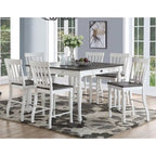 Chaises de comptoir bicolores Jillian Farmhouse de Steve Silver (Lot de 2)