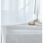 31.5White Tulip Table Mid-century Dining Table for 2-4 people With Round Mdf Table Top, Leisure Coffee Table
