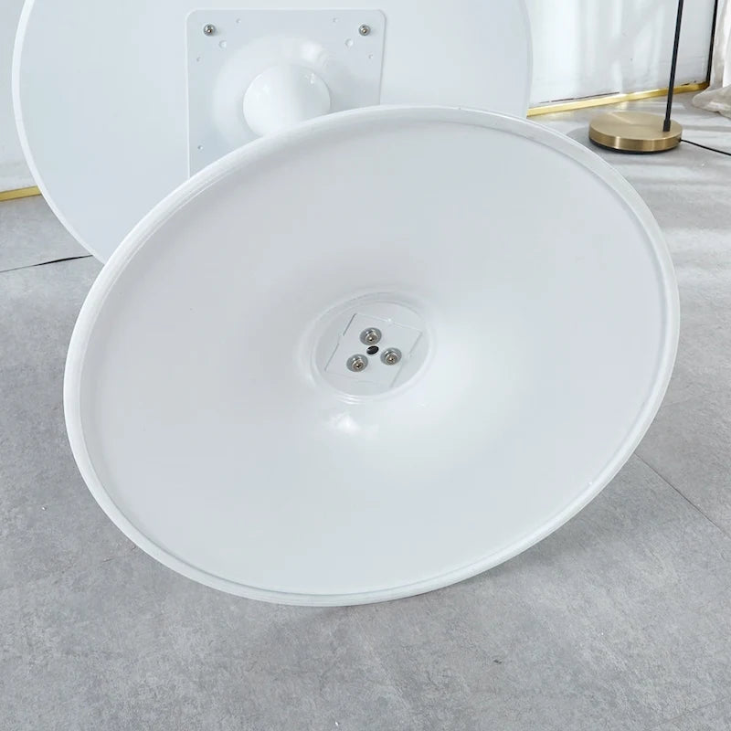 31.5White Tulip Table Mid-century Dining Table for 2-4 people With Round Mdf Table Top, Leisure Coffee Table