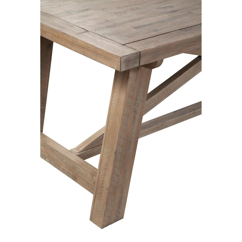 Table à manger extensible Newberry, Chêne clair vieilli