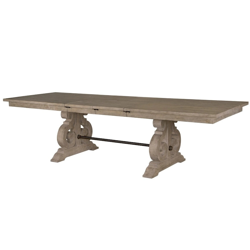 The Gray Barn Manderley Dove Tail Grey Dining Table - dove tail grey