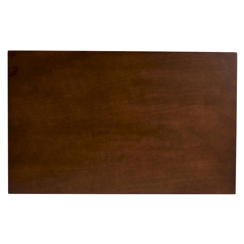 Britte Mid-Century Modern Transitional Rectangular Wood Dining Table