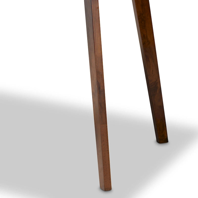Britte Mid-Century Modern Transitional Rectangular Wood Dining Table