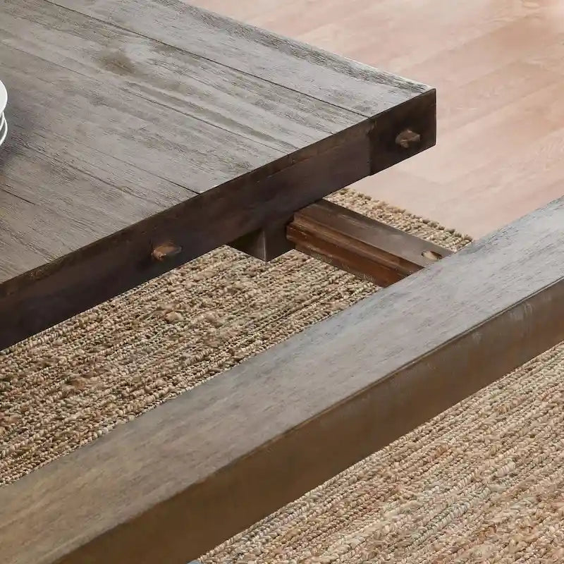 Kasey Reclaimed Pine Extension 84-114 Dining Table by Kosas Home
