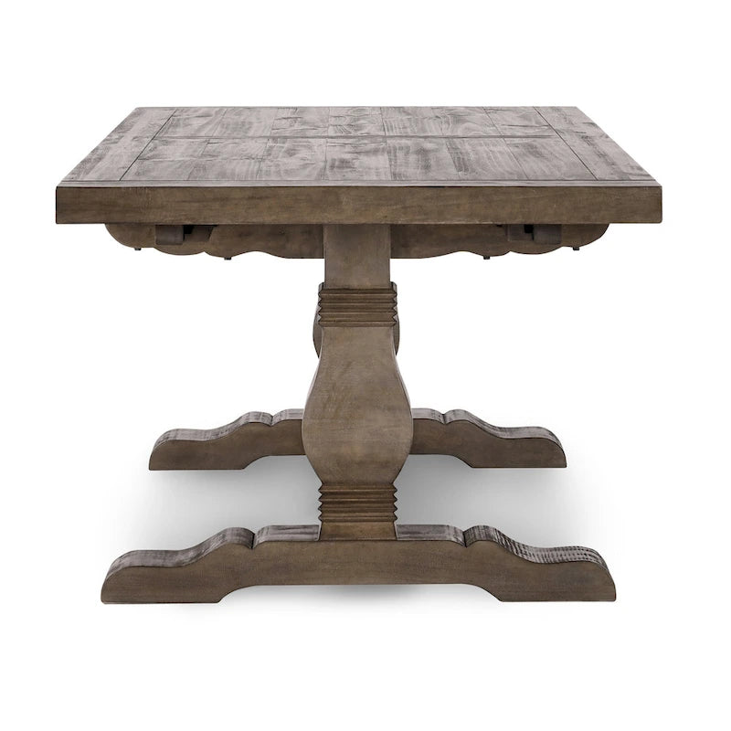 Kasey Reclaimed Pine Extension 84-114 Dining Table by Kosas Home