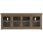 Signature Design by Ashley Boardernest Brown 85 TV Stand for TVs up to 97 - 85W x 18D x 33H