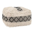 Pisco Ottoman Beige et Noir