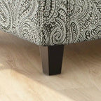 Fauteuil Restian de Furniture of America en chenille multicolore à motif cachemire, de style transitionnel