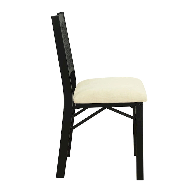 Chaise d'appoint industrielle Fraklin (lot de 2)