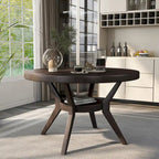 Furniture of America Mandurah Farmhouse Espresso 48-inch Dining Table