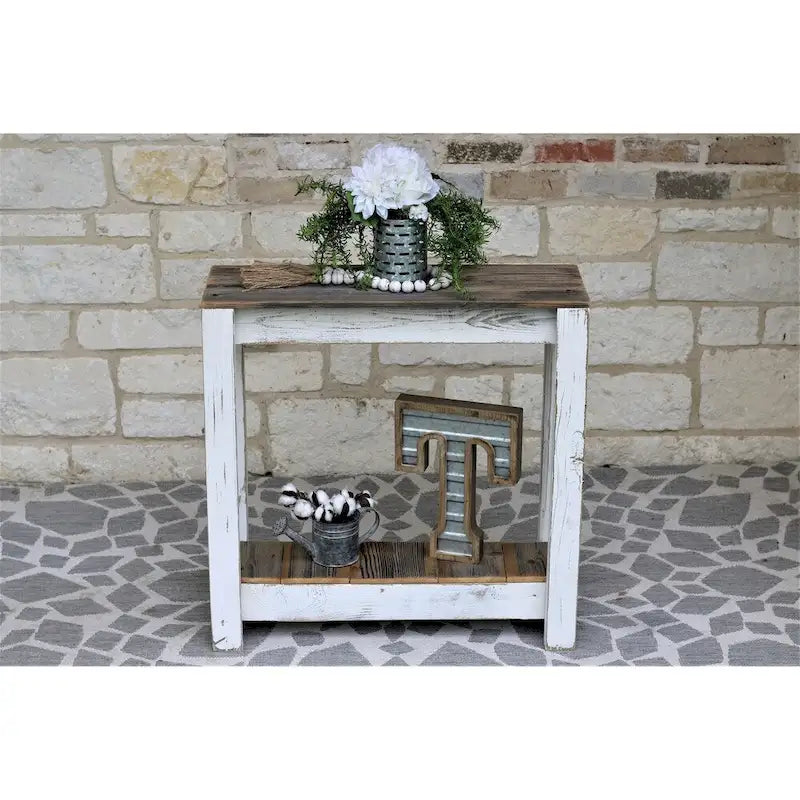 Console 30x10x30 combo blanc